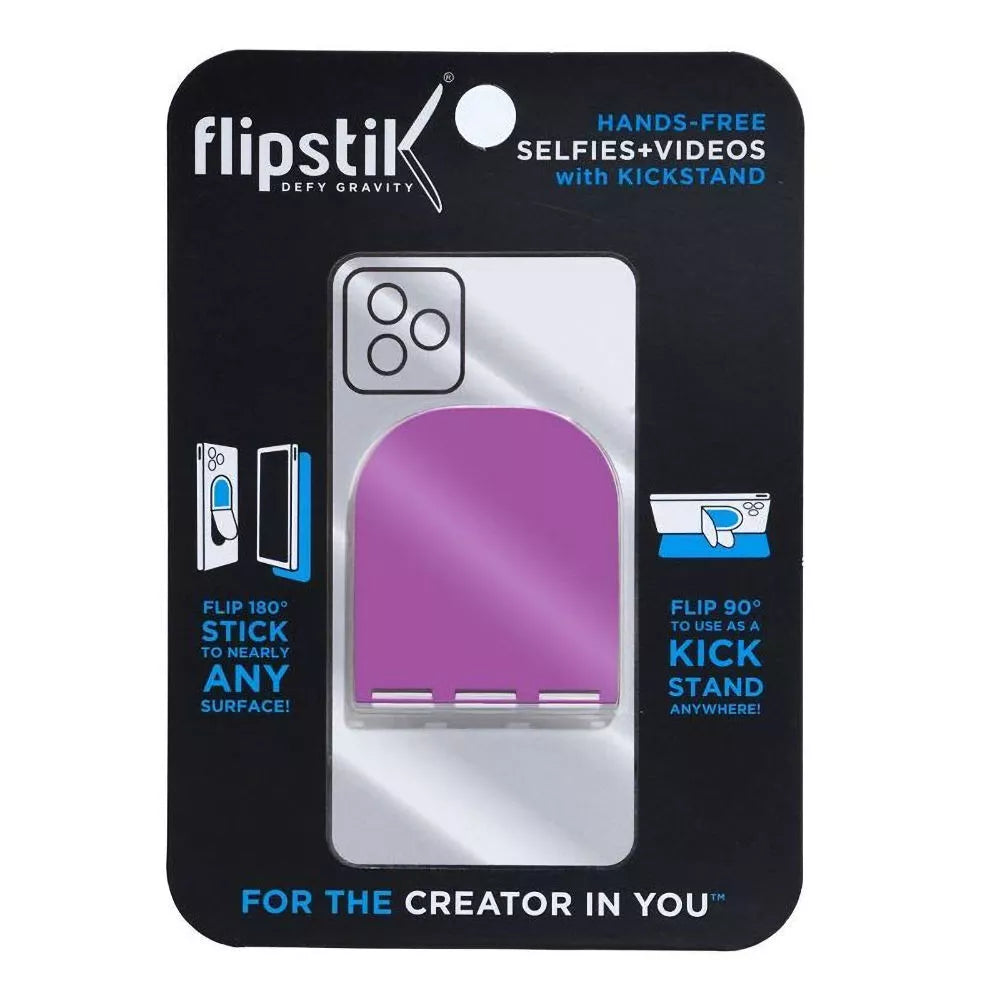 Flipstik Defy Gravity Cell Phone Stick & Stand - Classic Purple
