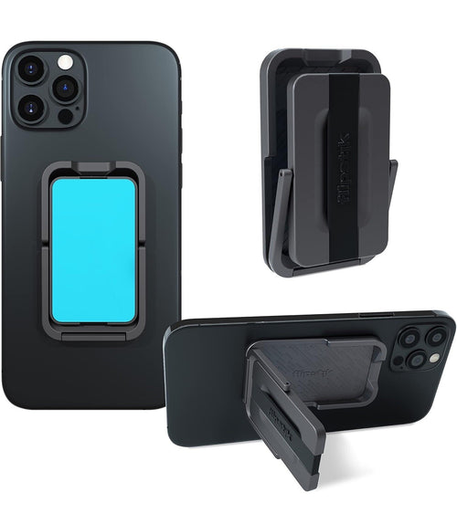 Flipstik Defy Gravity Cell Phone Stick & PRO Stand Grip Loop - Black, New/Unopen