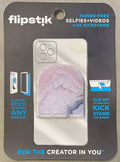 Flipstik Defy Gravity Cell Phone Stick & Stand - Rose Quartz
