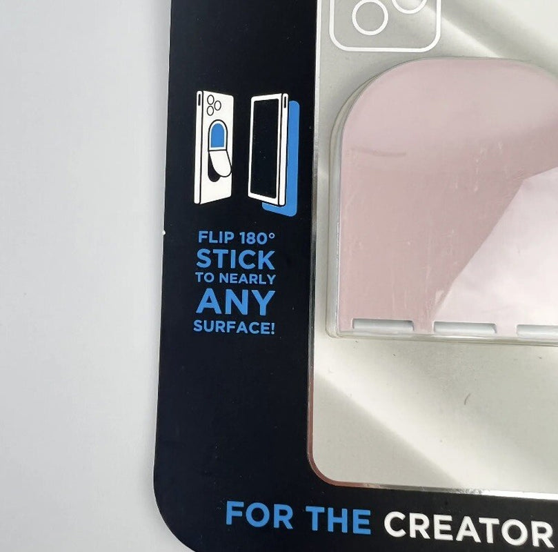 Flipstik Defy Gravity Cell Phone Stick and Stand, Pink, New