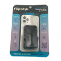 Lipstik Defy Gravity Cell Phone Stick & PRO Stand with Grip Loop, Clear/Black