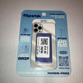 Flipstik Defy Gravity Cell Phone Stick & Stand with Grip Loop - New - Purple
