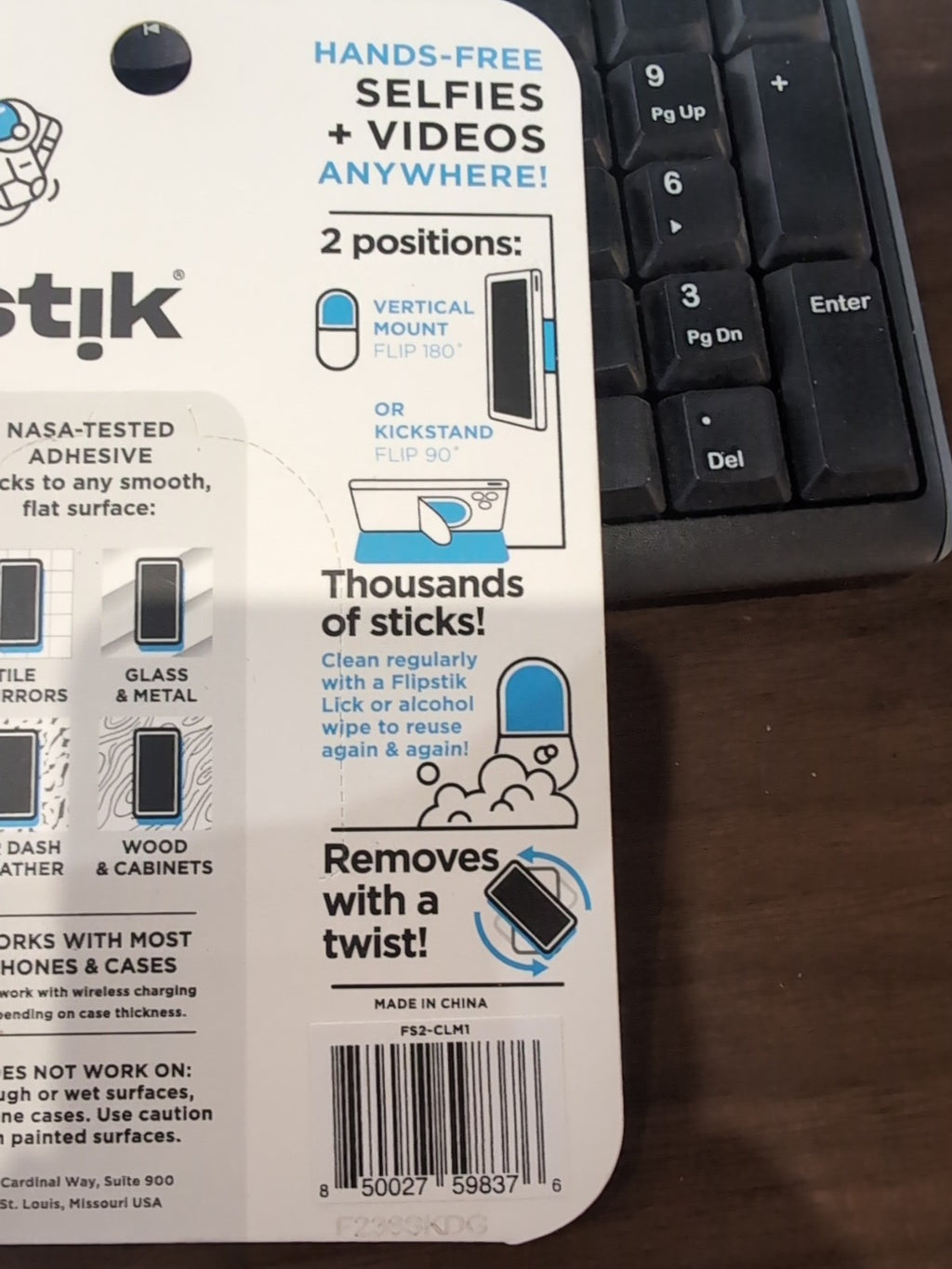Flipstik Hands-Free Device Kickstand